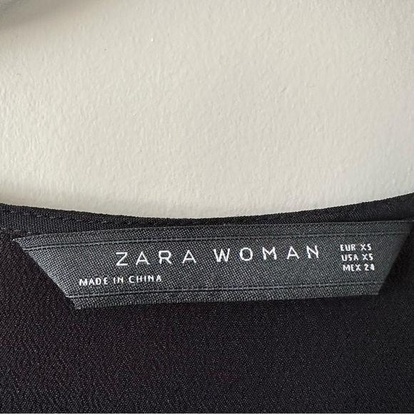 Zara-chiffon Pleated High Low Dress - Picture 9 of 9